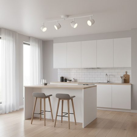 LED-Streifenlampe Decken- und Wandleuchte 16,8W KUBIK 4 Weiß 3000 K GOLDLUX (Polux)