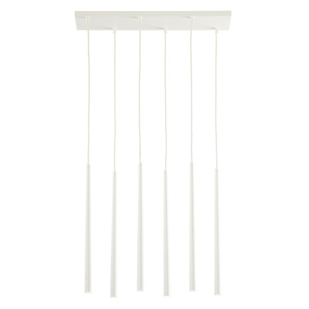 PIANO WHITE Pendelleuchte Icicles Weiß Modern 6xG9 6428 TK Lighting