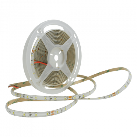 LED-Streifen SMD 2835 10.8W/m 500lm/m 60LED/m 24V 6500K Kalt IP63 Rolle 5m Ecolight