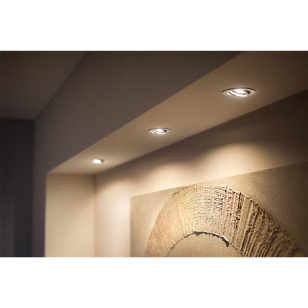 LED Milliskin Einbaumontage 3x 4.2W CCT Rund Beweglich PHILIPS HUE Bluetooth