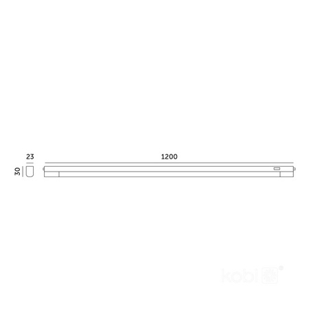 LED-Unterbauleuchte für Möbel 16W 1600lm CCT Weiß Kobi