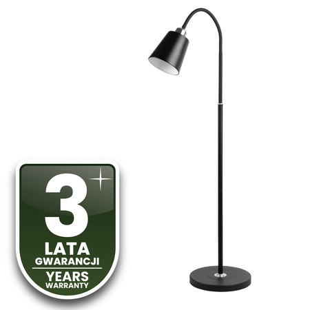 LED E27 Schwarz mit höhenverstellbarer Tischleuchte Kalso Lumiled