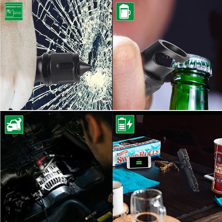 Taktische Taschenlampe wiederaufladbar T6 LED 900lm drehbar ZOOM 5 Modi IPX3 LB0109 LIBOX