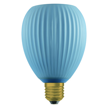 LED-Lampe E27 Oval 3.5W 300lm 2700K Warm Dekorativ Blau Osram