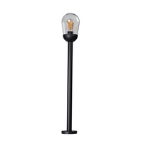 LIEGO E27 IP44 97cm Schwarz KANLUX Garten-Säulenlampe