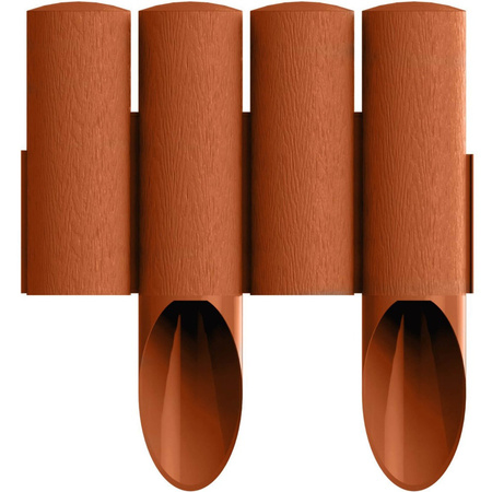 Garten Palisade Zaun Grenze Rasen Einfassung 4 STANDARD Backstein 2.3m Stark Frostsicher CELLFAST