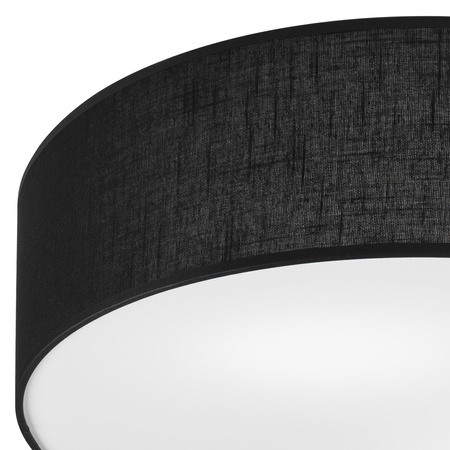 LED Plafond Deckenleuchte VIVIAN 2xE27 Schwarz LM-2.207 Lamkur