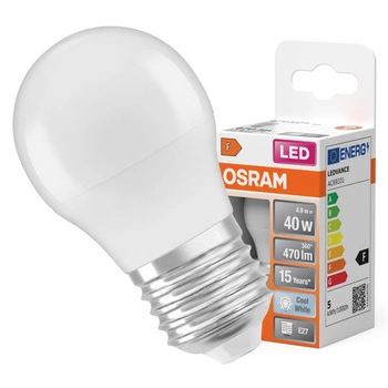 LED Lampe E27 P45 4.9W = 40W 470lm 4000K Neutral 200° OSRAM STAR