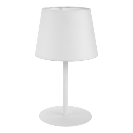 MAJA WHITE Schreibtisch Nachttischlampe Lampenschirm Weiß Classic E27 2935 TK Lighting