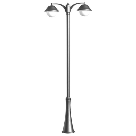 Gartenlaternenlaterne für den Außenbereich E27 Prince Max OGMW 2 O-BD 310 cm schwarz Su-Ma