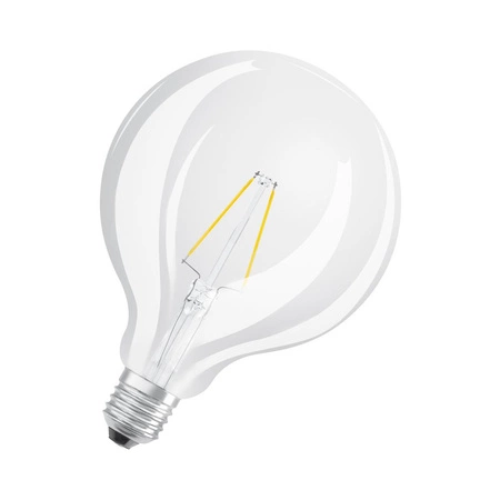 Globe E27 G125 LED Lampen 2,5W = 25W 250lm 2700K Warm 300° Filament LEDVANCE