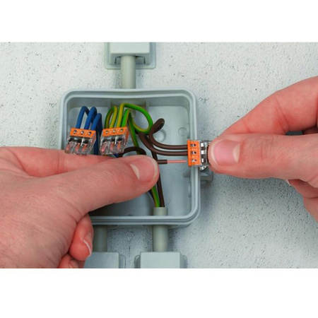 Schnellverbinder Installationsverbinder-Set Set mit 100 Teilen – 20 x 2 x 2 30 x 3 x 2 30 x 4 x 2 20 x 5 x 2 + Organizer-Koffer