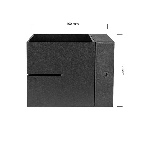 Wandleuchte G9 Anbau schwarz Costa Masterled