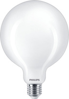 Globe E27 G120 LED Lampen 8,5 W = 75 W, 1055 lm, 2700 K, warmes Filament, milchig, PHILIPS