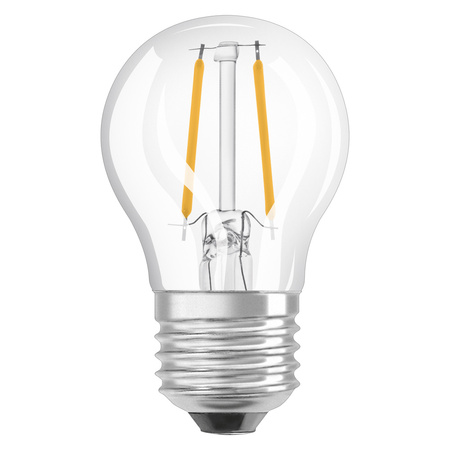 LED Lampen P45 E27 1.5W = 15W 136lm 2700K Warmweiß FILAMENT LEDVANCE