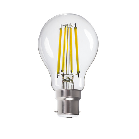 LED Lampen XLEDIM B22 A60 12W 1521lm 6500K Kaltlicht-Filament KANLUX 