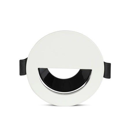 Deckenleuchte Unterputz GU10 Rund Weiß/Schwarz VT-884 V-TAC