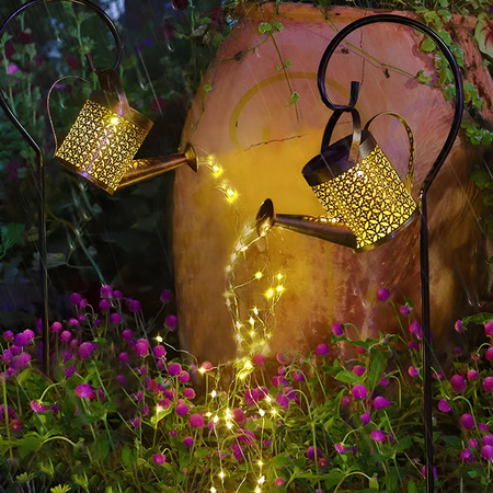 LED Solarbetriebene Kupfer-Gießkanne IP44 Gartenlampe