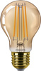 E27 A60 LED Lampen 7W = 40W 470lm 1800K Warm Filament Amber PHILIPS