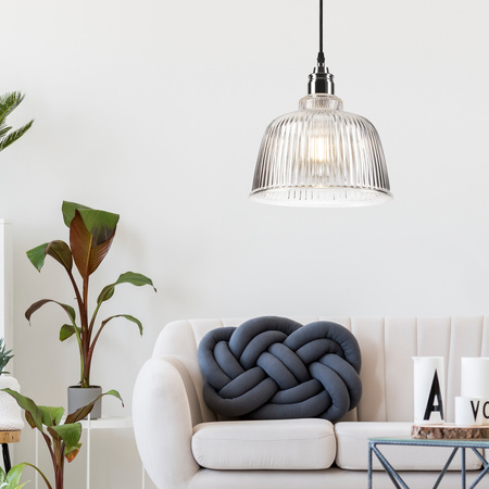 Hängelampe ASTA E27 Schwarz Chrom LM-1.1/83 Lamkur