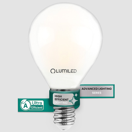 LED-Lampe E14 Kugel P45 2.2W 470lm = 40W 4000K neutralweiß 360° Filament Energieklasse A LUMILED