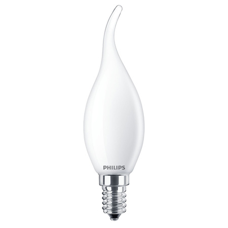 LED-Flammenlampe E14 BA35 2,2W = 25W 250lm 2700K warmes Filament milchig PHILIPS
