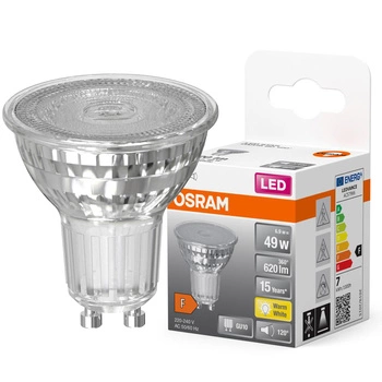 GU10 LED Leuchtmittel 6,9W = 49W 620lm 2700K Warm 120° OSRAM SUPER STAR