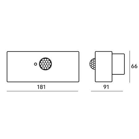 Solar-LED-Gartenwandleuchte 2,5W 4000K Schwarz Elevation Lamp SOLARIS Kobi