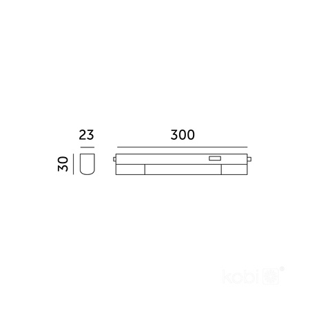 LED-Unterbauleuchte für Möbel 4W 400lm CCT Weiß Kobi