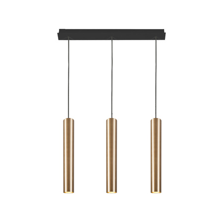 EYE III Pendelleuchte 7863 Nowodvorski Schwarz-Gold 3xGU10 Hängende Decke Modern