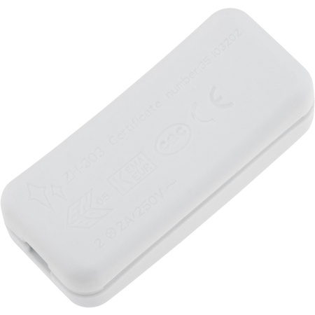 Schalter Wippenschalter für Kabel mit Schnappverschluss Schwarz LUMILED