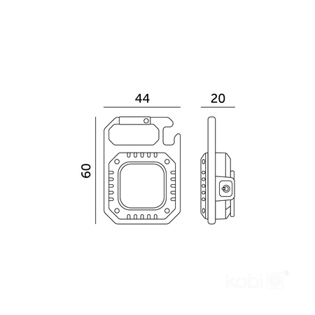 Kompakte tragbare wiederaufladbare Multifunktions-Taschenlampe 7.4W 550lm CCT 7 Modi X-MPR Kobi