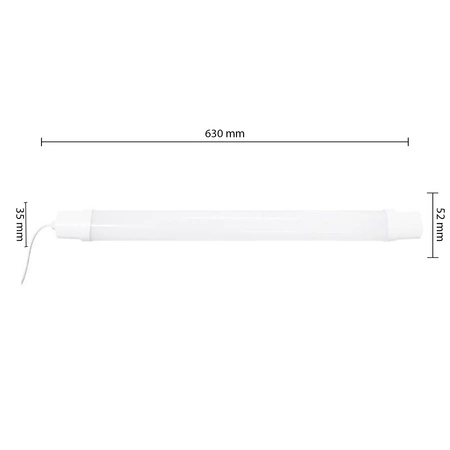 LED Lineare Leuchte 18W 1820lm 4000K Neutral 120° Weiß IP65 Masterled
