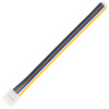 LED-Streifenstecker 6PIN RGB+CCT 1-seitig aufschnappbar mit 12mm Kabel