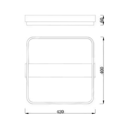 Kronleuchter LED-Deckenleuchte Galax 40W schwarz + Fernbedienung