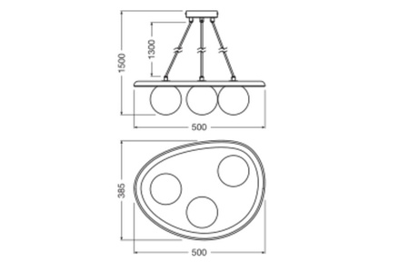 Dekorative Pendel-Deckenleuchte G9 Grau Beton-Dekor Ledvance