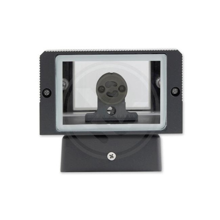 Garten Wandleuchte Double top down INEZ DUO LED 2x GU10 ALUMINIUM Dunkelgrau IP54