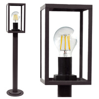 Malmo Stehende Gartenlampe 68 cm Mast für LED E27 Graphit – GOLDLUX (Polux) 68 cm