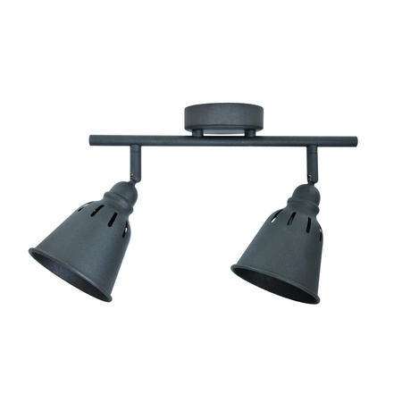 FIONA WALL LAMP Spot Wandleuchte 2xE14 Deckenleuchte SCHWARZ GOLDLUX (Polux)