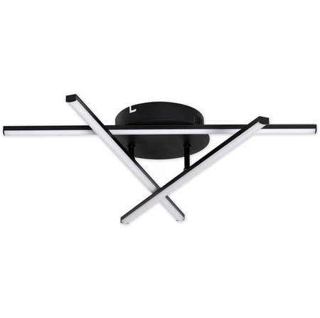 Geometrische Deckenleuchte PLAFON LED-Kronleuchter 27W 4000K schwarz