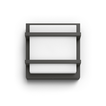 PETRONIA 3.8W 2700K IP44 Anthrazit PHILIPS Garten LED Wandlampe