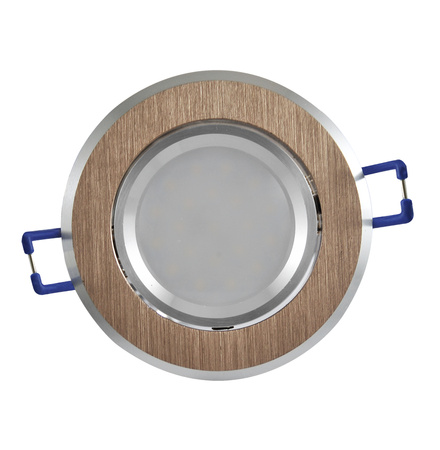 Bewegliche Deckeneinbauleuchte SUN OLAL GOLDLUX (Polux) Goldaluminium + GU10 3,5 W LED Lampen