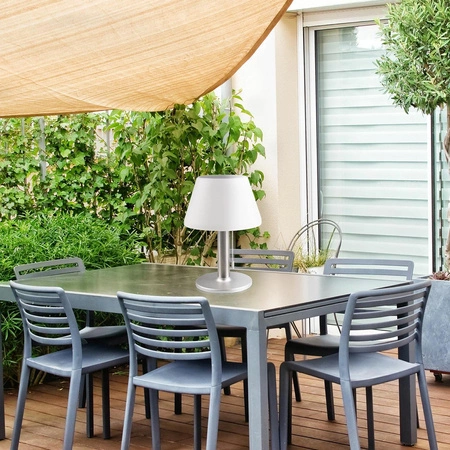 Garten LED Solar Tischlampe VIOLA 4000K IP44 Modern