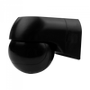 PIR-Bewegungs- und Dämmerungssensor IP44 Aufbaumontage Schwarz 12m 180° CP Ecolight