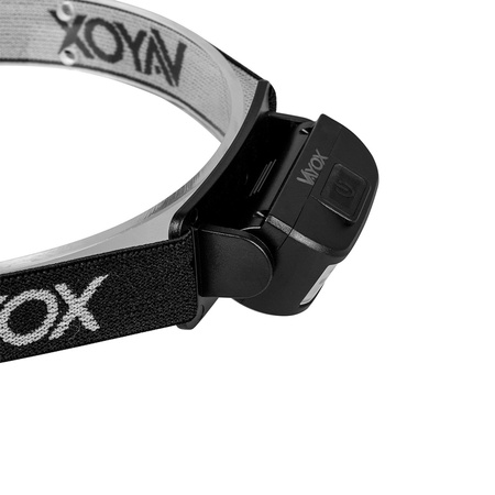 Wiederaufladbare Kopftaschenlampe 100lm 100LM LED + 2XLED 5 Modi VAYOX