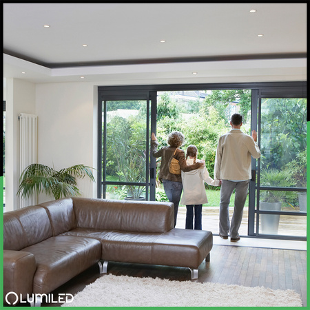 LED Lampen GU5.3, Glühbirne MR16 230V 6W = 50W 580lm 120° 6000K kalt LUMILED