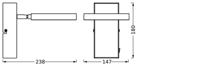 LED-Decken-Wandleuchte Wandmontage-Anbauleuchte 11W 340lm CCT Dekorativer Weißer Spot Saturn Ledvance