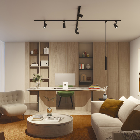 LED GU10 Einphasig Schwarz EasyLink Paxie Philips Pendelschienenleuchte