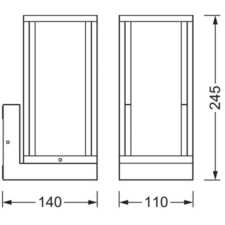 Wandleuchte E27 IP44 Endura CLASSIC FRAME WALL LEDVANCE Wand-Fassadenleuchte