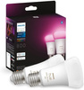 2PAK LED-Glühbirne E27 A60 6,5W CCT RGB PHILIPS HUE Weiß & COLOR Ambiente Bluetooth Zigbee